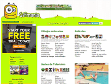 Tablet Screenshot of gifmaniacos.com